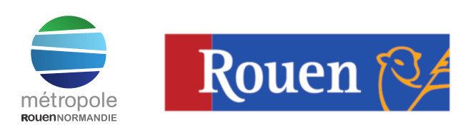 Logos Métropole Rouen Normandie et Ville de Rouen