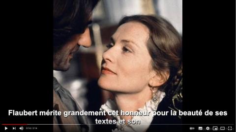 Arrêt sur image du message d'Isabelle Huppert