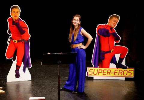 Spectacle "Flaubert, super-Eros" par la Compagnie "Le chat-foin"